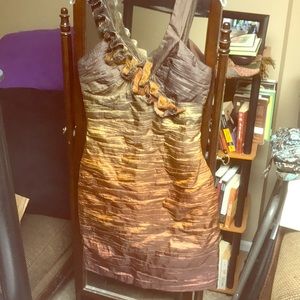 Metallic formal dress